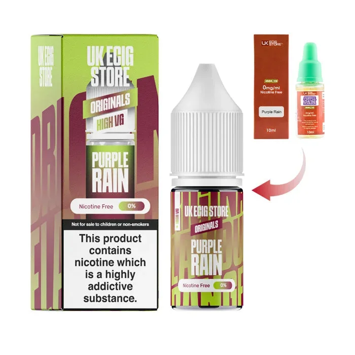 UK ECIG STORE – Purple Rain High VG E-Liquid