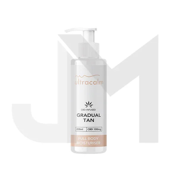 Ultracalm 100mg CBD Gradual Tan Body Moisturiser 200ml Watermelon