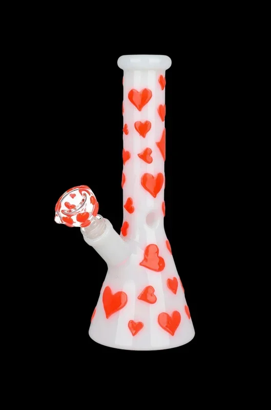Valentines Day Heart Glow In The Dark Beaker