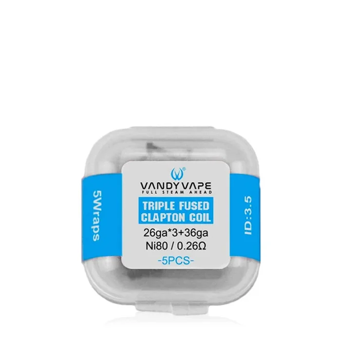 Vandy Vape Triple Fused Clapton Coils (5-Pack)