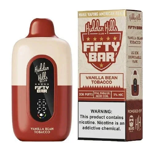 Vanilla Bean Tobacco – Fifty Bar 20K Disposable