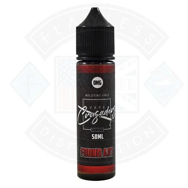Vape Crusaders – Found Art 0mg 50ml Shortfill