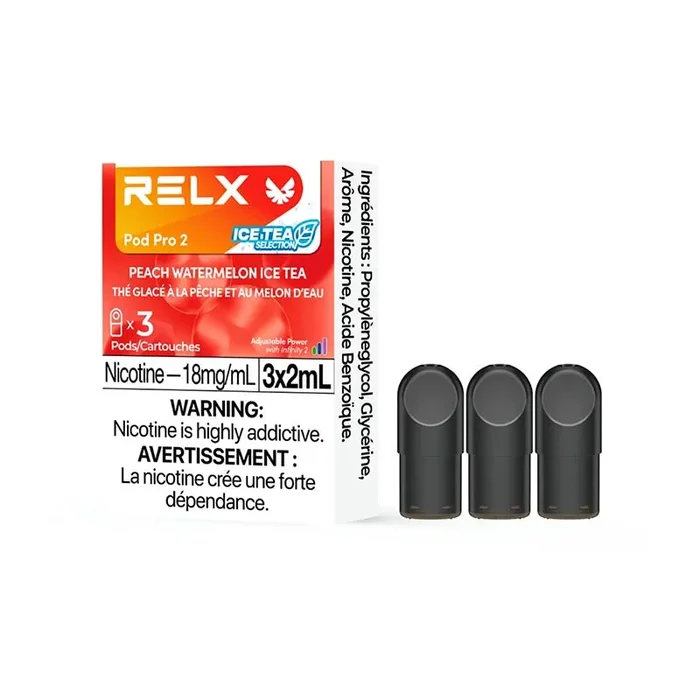 [Vape Pods] RELX Infinity Pro – Peach Watermelon Iced Tea (3 Pack)