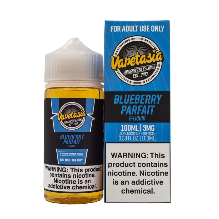 VAPETASIA – BLUEBERRY PARFAIT – 100ML