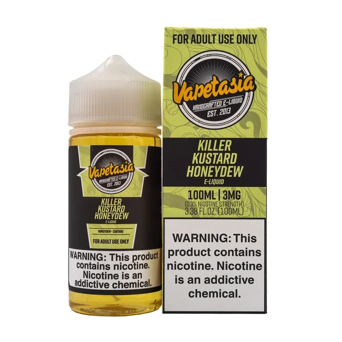 VAPETASIA – KILLER KUSTARD HONEYDEW – 100ML