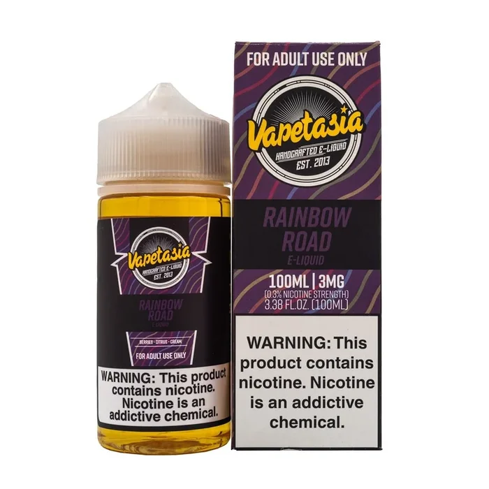 VAPETASIA E-LIQUID RAINBOW ROAD – 100ML