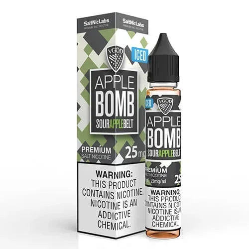 VGod Saltnic Apple Bomb Iced 30ml 25mg