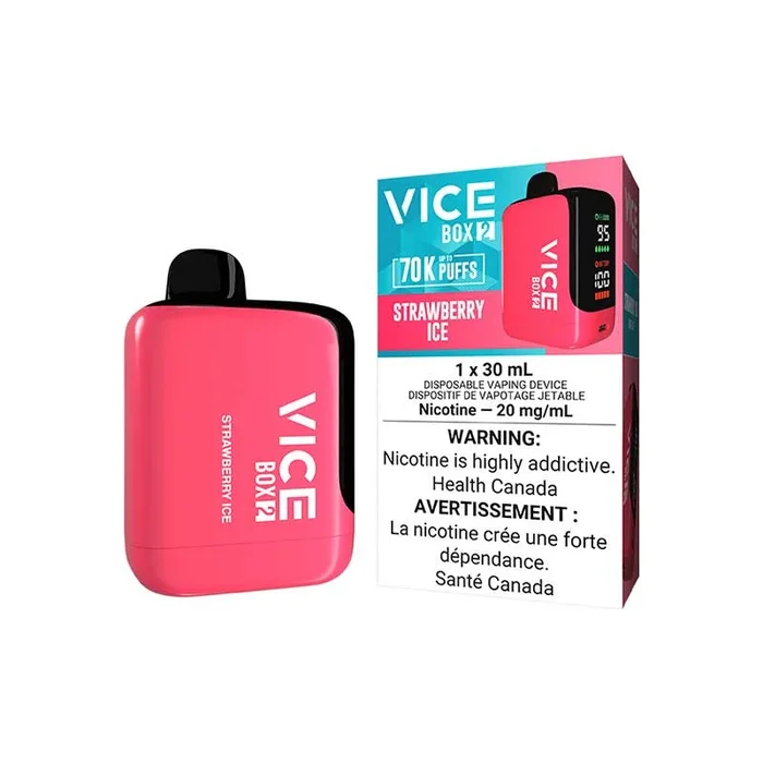 VICE BOX 2 Disposable – Strawberry Ice (ON)