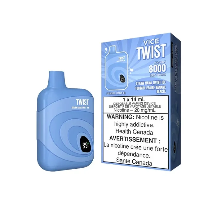 VICE TWIST 8000 Disposable – Strawberry Nana Twist Ice
