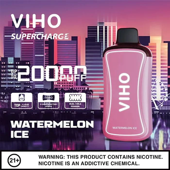 VIHO Supercharge 20k – Watermelon Ice