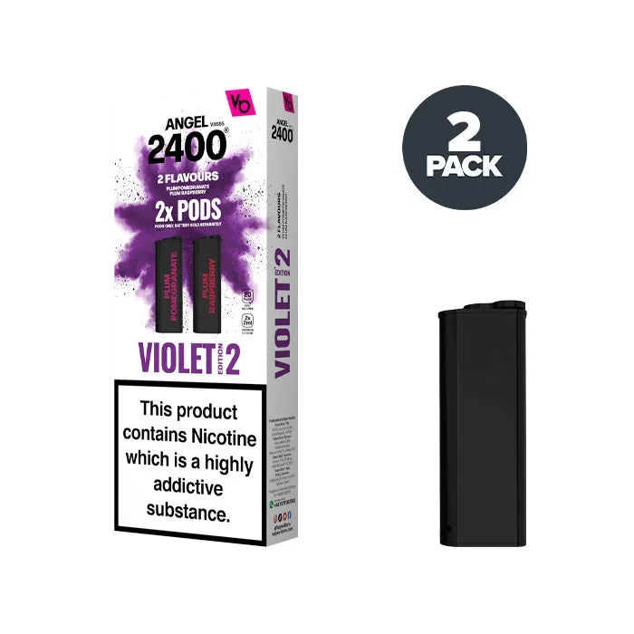 Violet Edition 2 Angel 2400 Pre-filled Pods by Vapes Bars