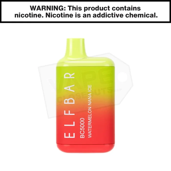 Watermelon Nana Ice ELF BAR BC5000 EBDesign