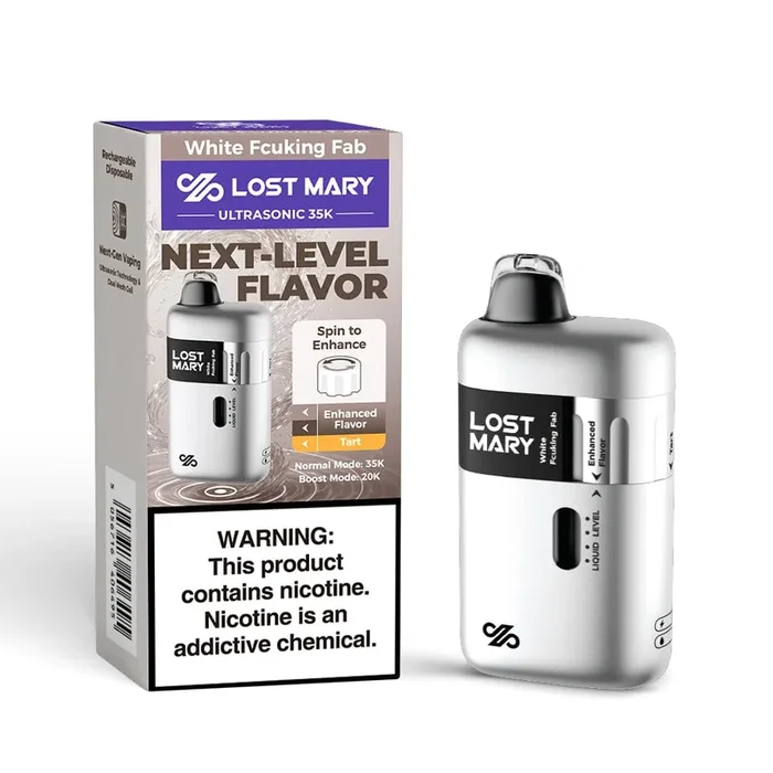 White Fcuking Fab – Lost Mary Ultrasonic 35k Disposable