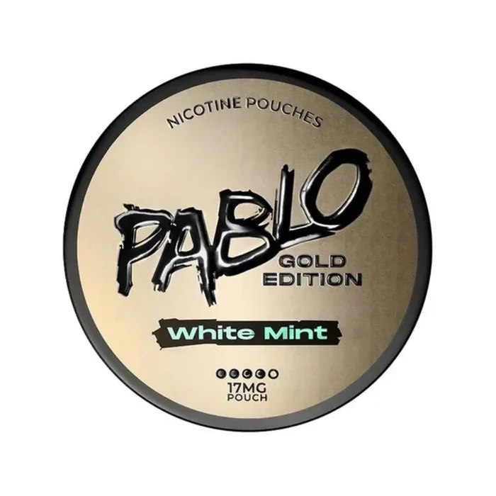 White Mint Gold Edition Nicotine Pouches by Pablo