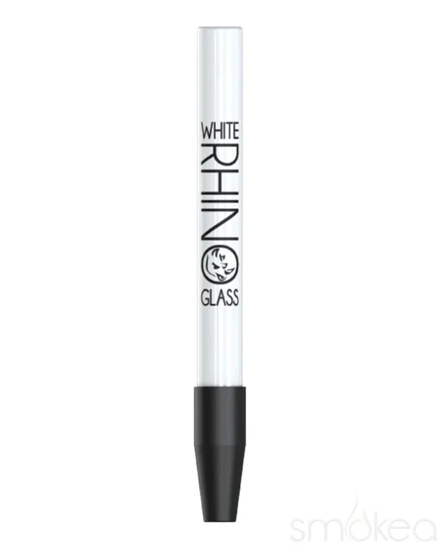 White Rhino Ceramic Straw