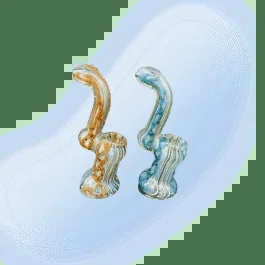 Wig Wag Color Handheld Glass Bubbler | CHV Glass