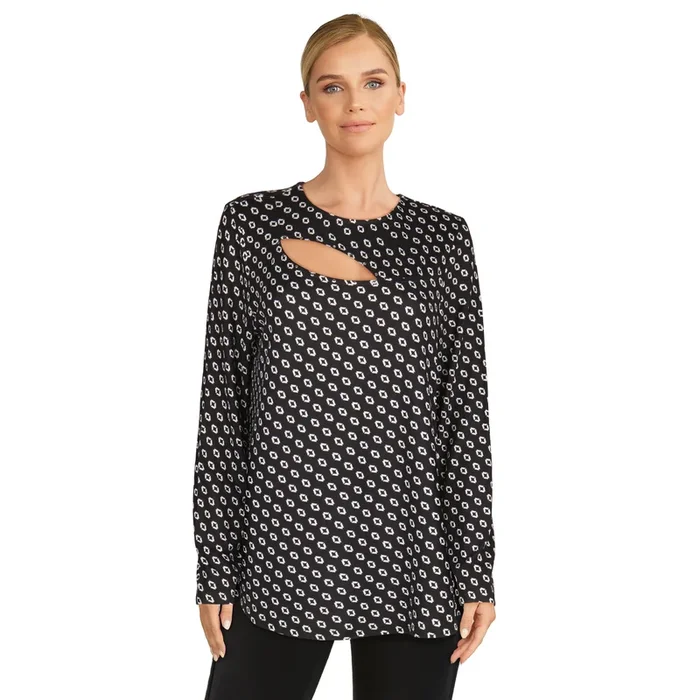 Women’s Top with Peekaboo Detail