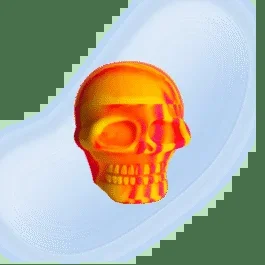XL Silicone Skull Dab Wax Storage Container | 500ml