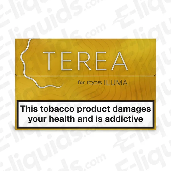 Yellow IQOS TEREA Heated Tobacco Sticks For ILUMA by IQOS