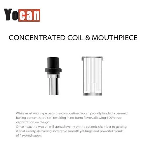 Yocan Explore Wax Coil Replacement and Mouthpiece
