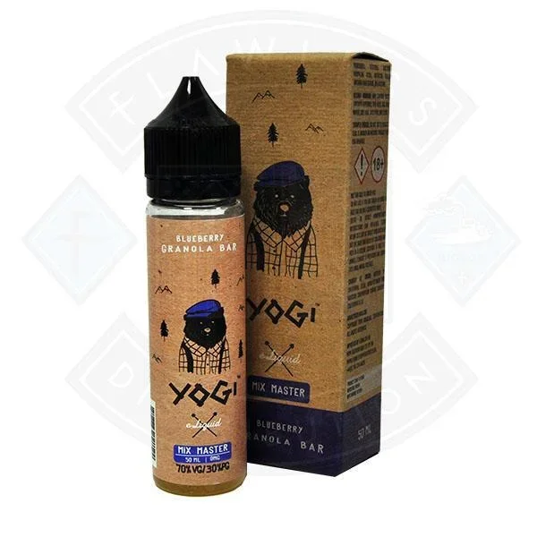 Yogi – Blueberry Granola Bar 0mg 50ml Shortfill E-liquid