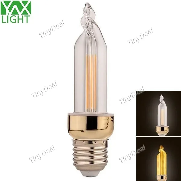 YWXLIGHT Triangle-Shaped Filament Lamp E27 85-265V 6W 4-LED Warm White Natural White LED Light for Xmas Decoration HLT-522680