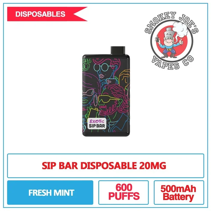 Zeltu – Disposable Sip Bar with Exotic Flavor – Fresh Mint – 20mg