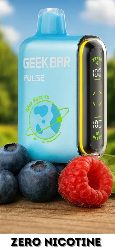 Zero Nicotine Geek Bar Pulse 15000 Disposable Rechargeable Vape