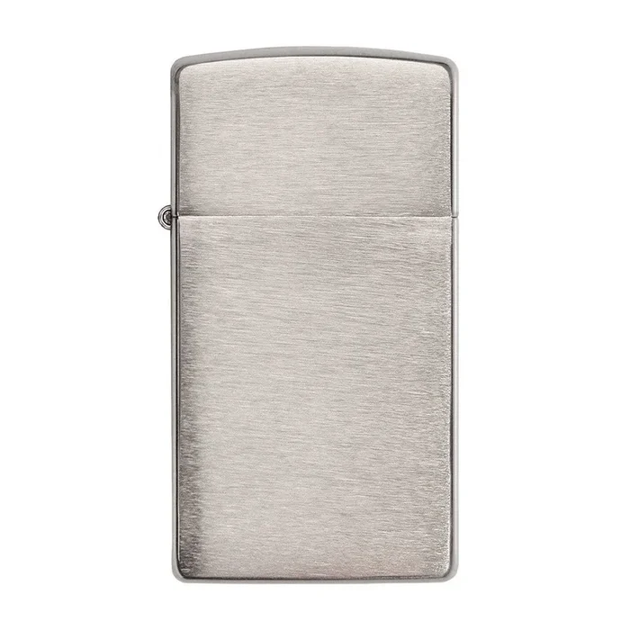 Zippo 1600 Slim Br Finish Chrm
