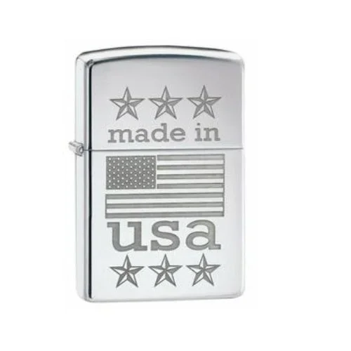 Zippo 29430 Made In USA With Flag